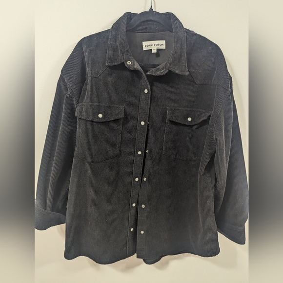 Denim Forum Nina corduroy western shirt - Picture 2 of 6